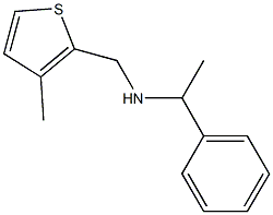  N-[(3-methyl-2-thienyl)methyl]-N-(1-phenylethyl)amine