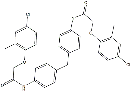 2-(4-chloro-2-methylphenoxy)-N-[4-(4-{[(4-chloro-2-methylphenoxy)acetyl]amino}benzyl)phenyl]acetamide