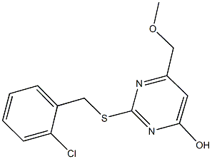 2-[(2-chlorobenzyl)sulfanyl]-6-(methoxymethyl)-4-pyrimidinol