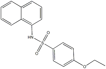 4-ethoxy-N-(1-naphthyl)benzenesulfonamide Structure