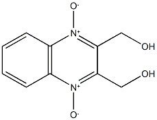 [3-(hydroxymethyl)-1,4-dioxido-2-quinoxalinyl]methanol Struktur