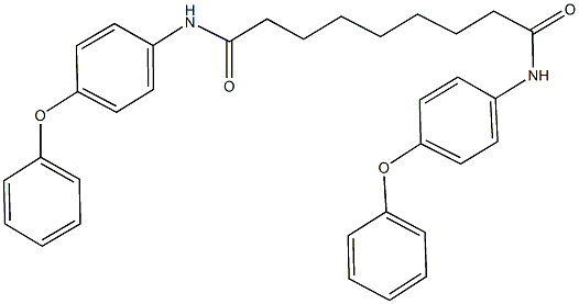 N~1~,N~9~-bis(4-phenoxyphenyl)nonanediamide 结构式