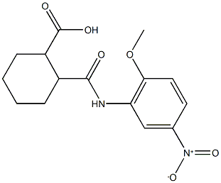 2-({5-nitro-2-methoxyanilino}carbonyl)cyclohexanecarboxylic acid