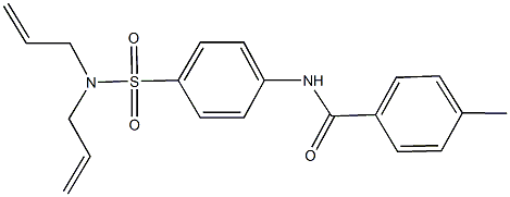 N-{4-[(diallylamino)sulfonyl]phenyl}-4-methylbenzamide Structure