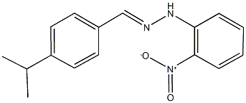 4-isopropylbenzaldehyde {2-nitrophenyl}hydrazone