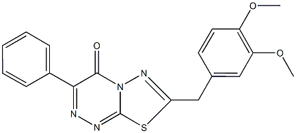 7-(3,4-dimethoxybenzyl)-3-phenyl-4H-[1,3,4]thiadiazolo[2,3-c][1,2,4]triazin-4-one|