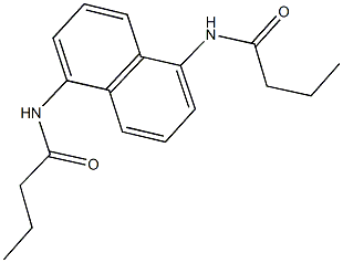 N-[5-(butyrylamino)-1-naphthyl]butanamide 结构式