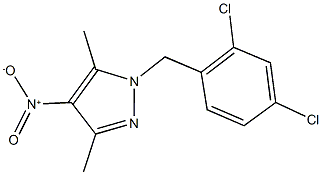 1-(2,4-dichlorobenzyl)-4-nitro-3,5-dimethyl-1H-pyrazole Structure