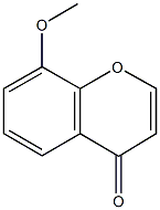 8-methoxy-4H-chromen-4-one Struktur