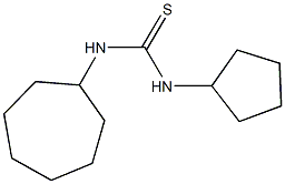 N-cycloheptyl-N'-cyclopentylthiourea