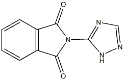 邻苯二甲酰亚胺,N-(4H-1,2,4-三唑-3-基)-, , 结构式