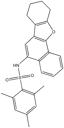 2,4,6-trimethyl-N-(7,8,9,10-tetrahydronaphtho[1,2-b][1]benzofuran-5-yl)benzenesulfonamide