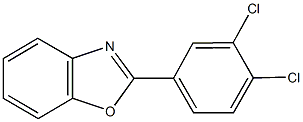 2-(3,4-dichlorophenyl)-1,3-benzoxazole,,结构式
