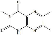 3,6,7-trimethyl-2-thioxo-2,3-dihydro-4(1H)-pteridinone