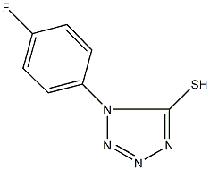 1-(4-fluorophenyl)-1H-tetraazol-5-yl hydrosulfide Structure