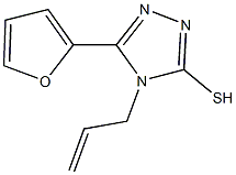 4-allyl-5-(2-furyl)-4H-1,2,4-triazol-3-yl hydrosulfide,,结构式
