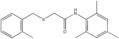 N-mesityl-2-[(2-methylbenzyl)sulfanyl]acetamide Structure