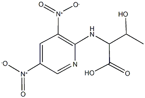 N-{3,5-bisnitro-2-pyridinyl}threonine Structure