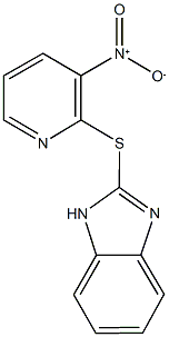 2-({3-nitro-2-pyridinyl}sulfanyl)-1H-benzimidazole Structure