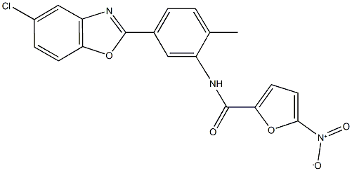 N-[5-(5-chloro-1,3-benzoxazol-2-yl)-2-methylphenyl]-5-nitro-2-furamide