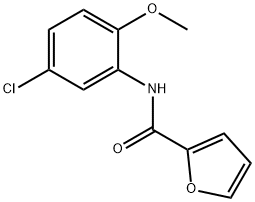 N-(5-chloro-2-methoxyphenyl)-2-furamide Structure