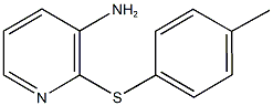 2-[(4-methylphenyl)sulfanyl]-3-pyridinylamine Struktur