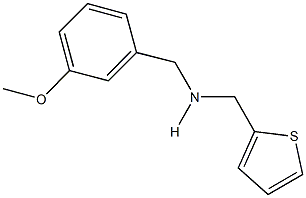 N-(3-methoxybenzyl)-N-(2-thienylmethyl)amine,,结构式