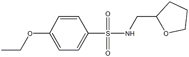 4-ethoxy-N-(tetrahydro-2-furanylmethyl)benzenesulfonamide Structure