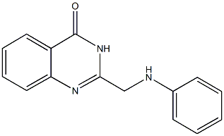 2-(anilinomethyl)-4(3H)-quinazolinone,,结构式