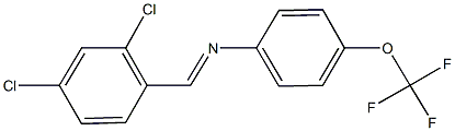 N-(2,4-dichlorobenzylidene)-N-[4-(trifluoromethoxy)phenyl]amine