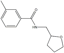 3-methyl-N-(tetrahydro-2-furanylmethyl)benzamide Struktur