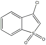 3-chloro-1-benzothiophene 1,1-dioxide,,结构式