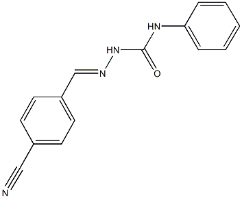 4-[2-(anilinocarbonyl)carbohydrazonoyl]benzonitrile