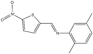 2,5-dimethyl-N-[(5-nitro-2-thienyl)methylene]aniline