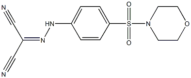 2-{[4-(4-morpholinylsulfonyl)phenyl]hydrazono}malononitrile