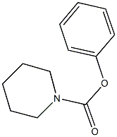 phenyl 1-piperidinecarboxylate Struktur