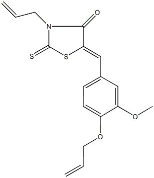 3-allyl-5-[4-(allyloxy)-3-methoxybenzylidene]-2-thioxo-1,3-thiazolidin-4-one