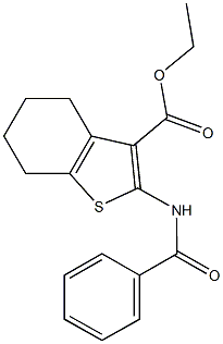 ethyl 2-(benzoylamino)-4,5,6,7-tetrahydro-1-benzothiophene-3-carboxylate|