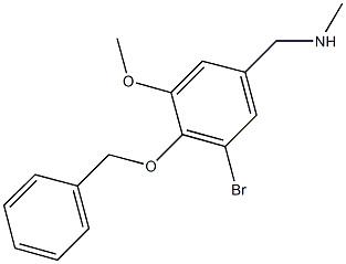 N-[4-(benzyloxy)-3-bromo-5-methoxybenzyl]-N-methylamine Structure