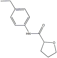 N-(4-ethylphenyl)tetrahydro-2-furancarboxamide Structure