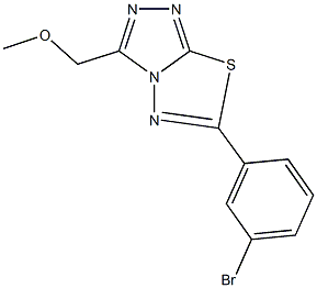 [6-(3-bromophenyl)[1,2,4]triazolo[3,4-b][1,3,4]thiadiazol-3-yl]methyl methyl ether
