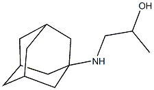 1-(1-adamantylamino)-2-propanol Struktur