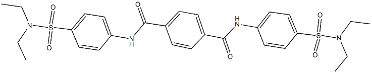 N~1~,N~4~-bis{4-[(diethylamino)sulfonyl]phenyl}terephthalamide