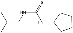 N-cyclopentyl-N'-isobutylthiourea Structure