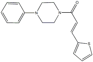  1-phenyl-4-[3-(2-thienyl)acryloyl]piperazine