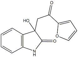 3-(2-furan-2-yl-2-oxoethyl)-3-hydroxy-1,3-dihydro-2H-indol-2-one Structure
