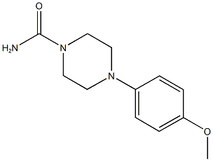 4-(4-methoxyphenyl)-1-piperazinecarboxamide Structure
