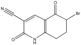 6-bromo-2,5-dioxo-1,2,5,6,7,8-hexahydro-3-quinolinecarbonitrile