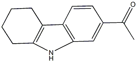 1-(2,3,4,9-tetrahydro-1H-carbazol-7-yl)ethanone Struktur