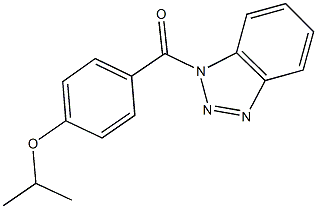  4-(1H-1,2,3-benzotriazol-1-ylcarbonyl)phenyl isopropyl ether